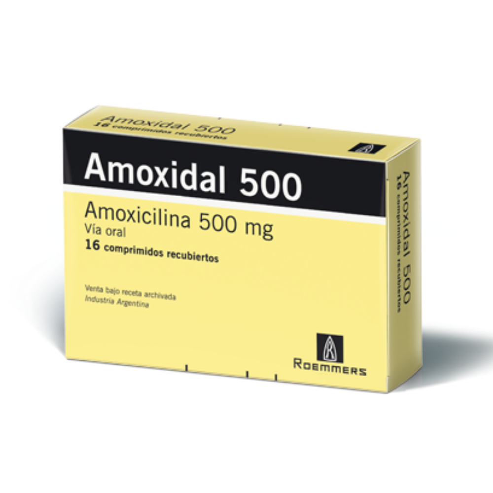 AMOXIDAL 500 MG 16 Comprimidos (DESCUENTO C/RECETA) - Farmacia Vant Hoff 24  - Salto Uruguay.