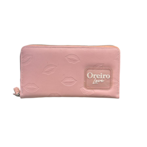 Billetera Oreiro love rosa