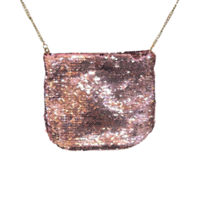 Cartera rosa brillante