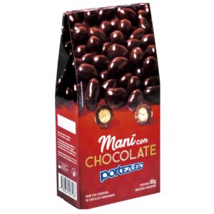 Mani con chocolate portezuelo 80gr