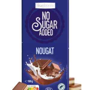 Chocolate sin Azúcar Agregado Nougat FRANKONIA 100 gr