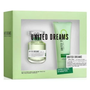 United Dreams Live Free EDT 80ml+Body Lotion 75ml