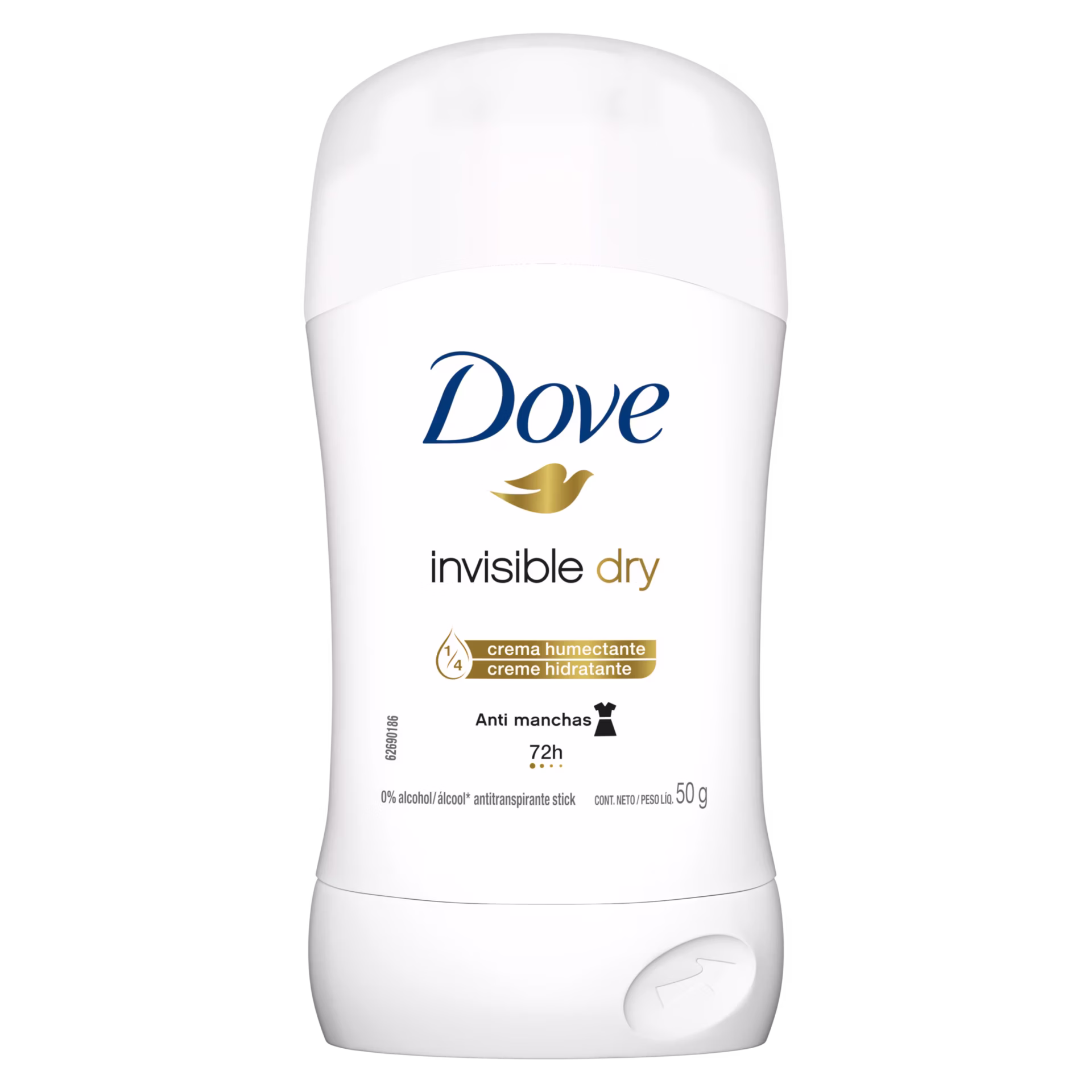 Dove Invisible Dry En Barra 50gr