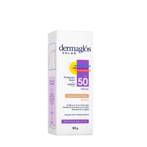 Dermaglós Protector Solar Facial 50fps Tono 1