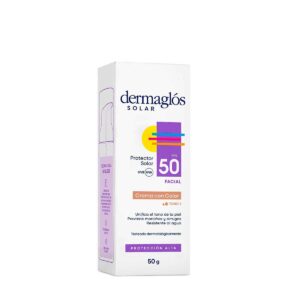 Dermaglós Protector Solar Facial 50fps Tono 2