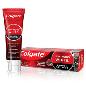 Colgate Luminous White Carbón Activado 90gr
