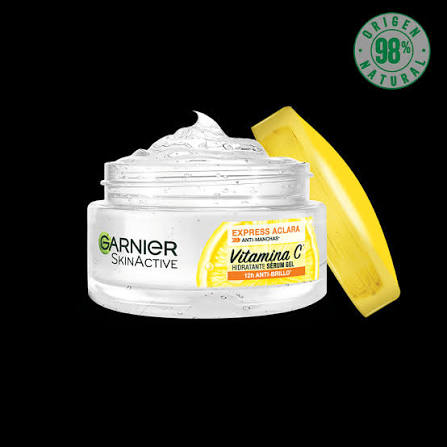 Gel Facial Hidratante Garnier Skin Active Express Aclara Vitamina C 50 ml - Imagen 3